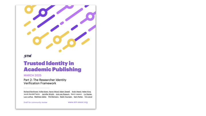 Trusted Identity in Academic Publishing - STM report